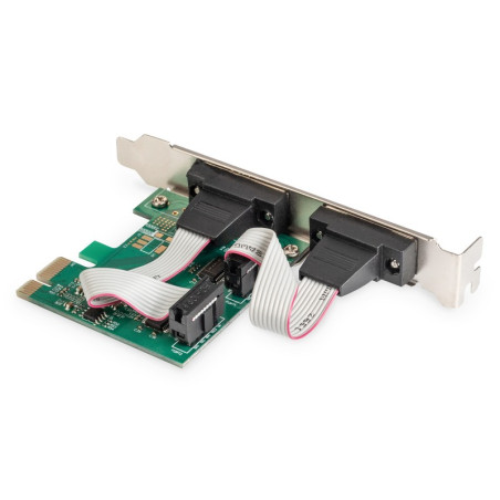 Karta rozszerzeń/Kontroler PCI Express RS232 Serial Port, 2xDB9, Chipset: ASIX99100