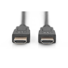 Kabel połączeniowy HDMI HighSpeed z Ethernetem 4K 60Hz UHD Typ HDMI A/HDMI A M/M 3m Czarny