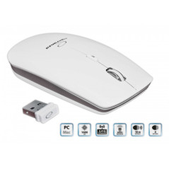 MYSZ EM120W MAC-STYLE BEZPRZEWODOWA 2,4GHZ