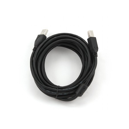 Kabel USB 2.0 typu AB AM-BM 4,5m FERRYT czarny