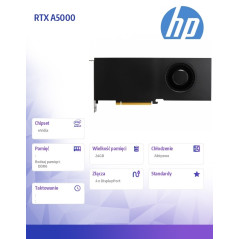 Karta graficzna NVIDIA RTX A5000 24GB 4DP GFX 20X23AA