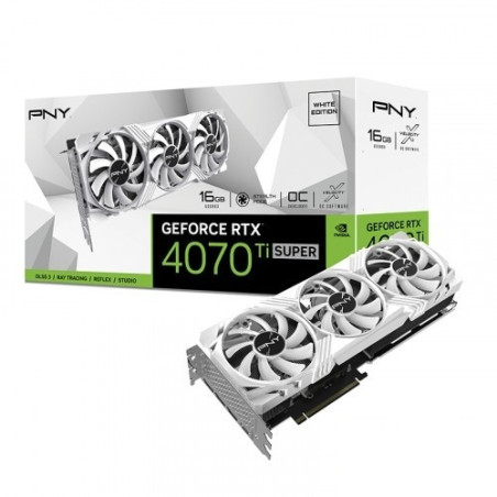 Karta graficzna GeForce RTX 4070 Ti SUPER 16GB VERTO OC biała