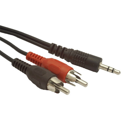 Kabel MINIJACK/2XRCA (CHINCH)M/M   5M